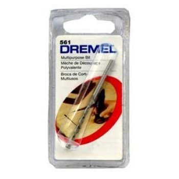 Dremel 561 Cutting Bit, 1/8 in Dia, 1-1/2 in L, 1/8 in Dia Shank, HSS