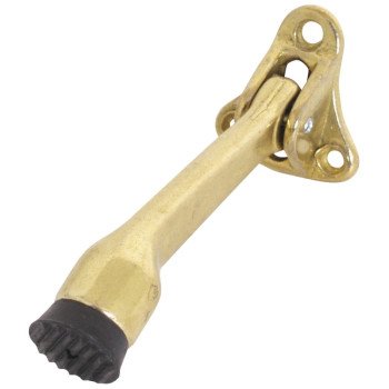 Schlage SP455A3 Door Holder, 4 in H, Aluminum, Brass