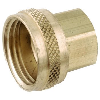 Anderson Metals 757401-1208 Hose Adapter, 3/4 in FIP x 1/2 in FIP, Brass