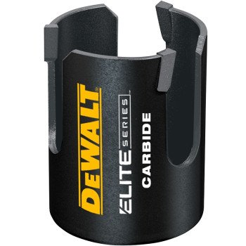 DEWALT ELITE Series DAH4218 Hole Saw, 2-1/8 in Dia, 2-7/16 in D Cutting, 5/8 in Arbor, Carbide Cutting Edge