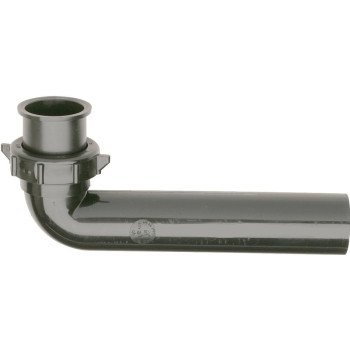 Plumb Pak PP66-11B Waste Arm, 1-1/2 in, Slip, Plastic, Black