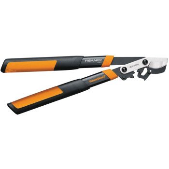 Fiskars 394751-1002 Power Gear Lopper, 1-1/2 in Cutting Capacity, Bypass Blade, Steel Blade, Steel Handle, Round Handle