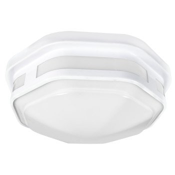 ETI Color Preference Series FME-10-802-MV-N-N-W Hexagon Lighting, 120 VAC, LED Lamp, 830 Lumens Lumens, White Fixture