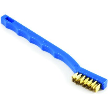 Forney 70489 Scratch Brush, 0.006 in L Trim, Brass Bristle