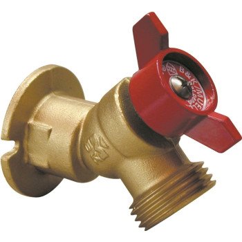 B & K 108-053HN Sillcock Valve, 1/2 x 3/4 in Connection, FPT x Male Hose, 125 psi Pressure, Brass Body