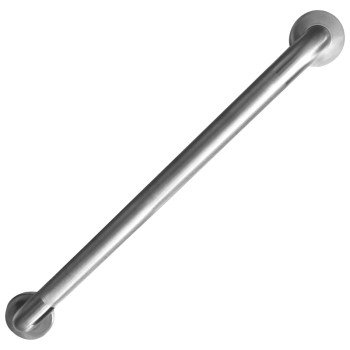 Boston Harbor SG01-01&0424 Grab Bar, 24 in L Bar, Stainless Steel, Wall Mounted Mounting