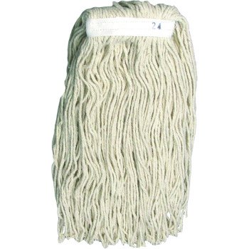 Birdwell 9051-12 Saddle Mop Head, 1-1/4 in Headband, Cotton