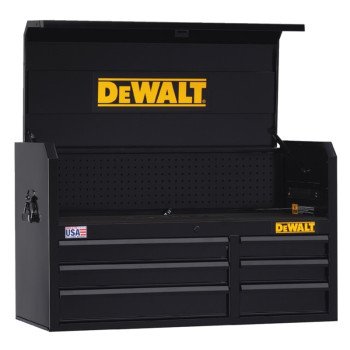 DEWALT DWST24062 Tool Chest, 12,348 cu-in, 40-1/2 in OAW, 24-1/2 in OAH, 18 in OAD, Steel, Black, 6-Drawer