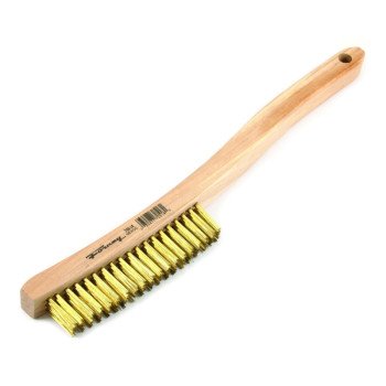 Forney 70518 Scratch Brush, 0.012 in L Trim, Brass Bristle