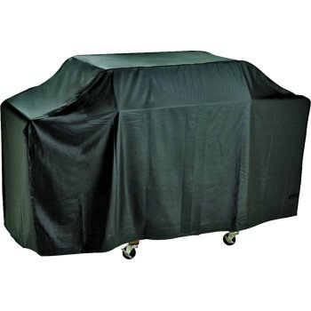 Omaha SPC01-123L Grill Cover, 22 in W, 37 in H, Vinyl, Black