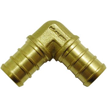 Apollo CPXE121210PK Pipe Elbow, 1/2 in, 90 deg Angle, Brass