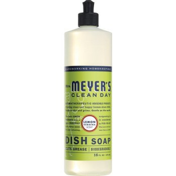 Mrs. Meyer's 12103 Dish Soap, 16 oz, Liquid, Citrus, White