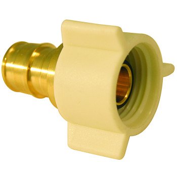 Apollo ExpansionPEX Series EPXFA12S Swivel Pipe Adapter, 1/2 in, Barb x FNPT, Brass, 200 psi Pressure