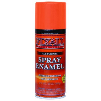 FixALL F1313 Enamel Spray Paint, Orange, 12 oz, Aerosol Can