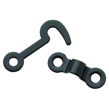 National Hardware V1841 Series N211-023 Hook and Staple, Steel, Oil-Rubbed Bronze, 5/32 in Dia Shackle