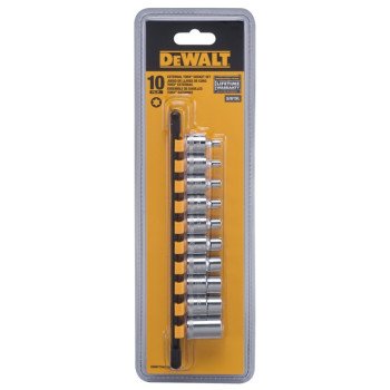 DeWALT DWMT75424OSP Socket Set, Polished Chrome Vanadium