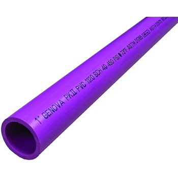 GENOVA 300107R Pressure Pipe Bell, 20 ft L, Purple