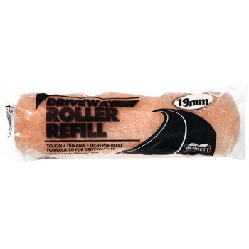 Bennett DVR-9 Roller Refill, 19 mm Thick Nap, 240 mm L, Fabric Cover