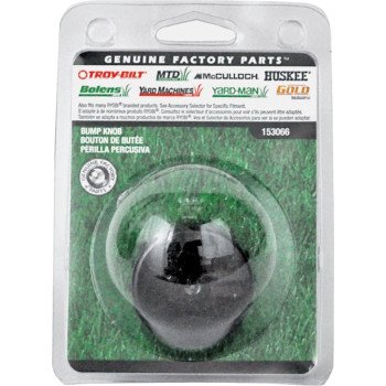 MTD 49M3066P953 Bump Knob, Black, For: Ryobi String Trimmer