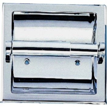 Boston Harbor PBC107-3L Recessed Paper Holder, Plastic/Zinc, Chrome, Recessed Mounting