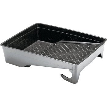 Wooster R404-11 Paint Tray, 14-1/2 in L, 11 in W, 2 qt, Polypropylene, Black