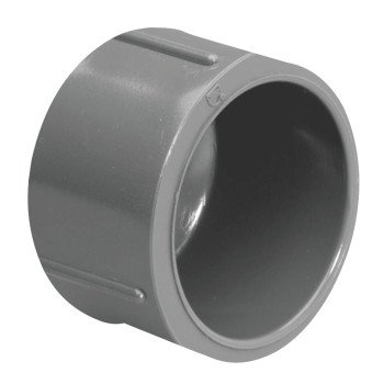 Lasco 847015BC Pipe Cap, 1-1/2 in, Slip, PVC, SCH 80 Schedule