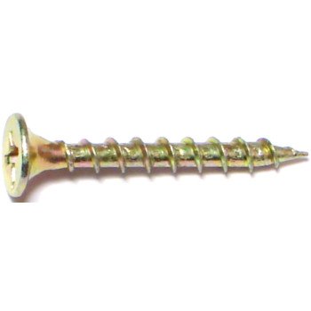 Midwest Fastener 10426 Screw, #6 Thread, Bugle Head, Phillips Drive, Zinc