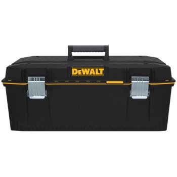 DEWALT DWST28001 Water Seal Tool Box, 100 lb, Resin, Black