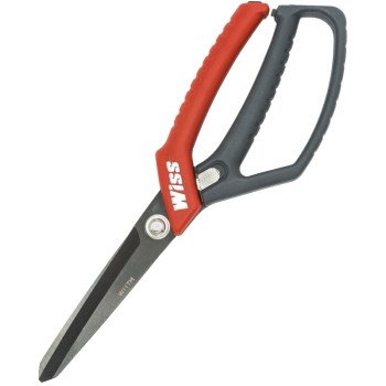 Crescent Wiss CW11TM Heavy-Duty Single Ring Tradesman Shear, 11 in OAL, 10-1/2 in L Cut, Stainless Steel Blade