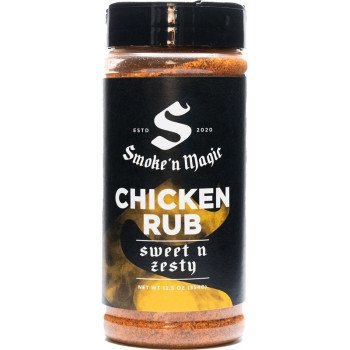 Smoke 'N Magic OW16500 Rub Seasoning, Zesty Chicken, 12.5 oz