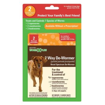 Sentry 3931 Dewormer, Tablet, 2 Count