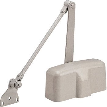 ProSource C101-BH-SA-IV Door Closer, Non-Handed Hand, Automatic, Aluminum, Ivory, 85 lb