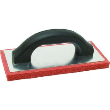 Marshalltown RRF94F Masonry Float, 9 in L Blade, 4 in W Blade, 5/8 in Thick Blade, Fine Rubber Blade, Plastic Handle