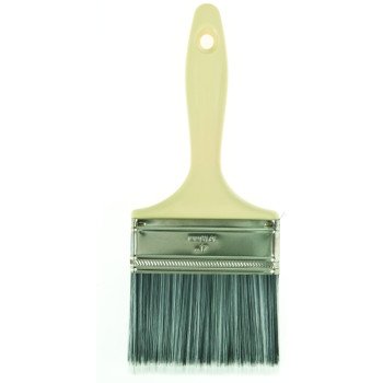 Linzer 1820-4 Paint Brush, 4 in W, 2-3/4 in L Bristle, Varnish Handle
