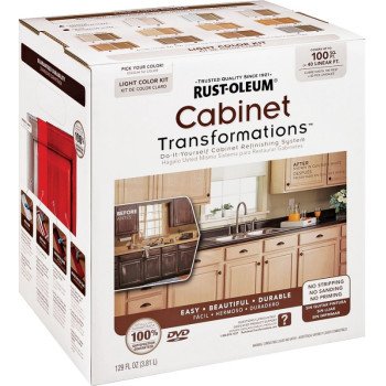 Rust-Oleum 258109 Cabinet Paint, Light, 100 sq-ft Coverage Area