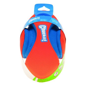 Chuckit! 253101 Dog Toy, Football, EVA/Polyester/Rubber, Blue/Orange