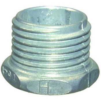 Halex 07020 Conduit Chase Nipple, Zinc