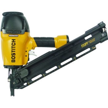 Bostitch F33PT Framing Nailer, 80 Magazine, 30 deg Collation, Paper Collation, 2 to 3-1/2 in Fastener, 0.075 cfm Air