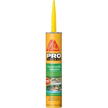 Sika 106403 Construction Adhesive, Gray, 10.1 oz, Cartridge