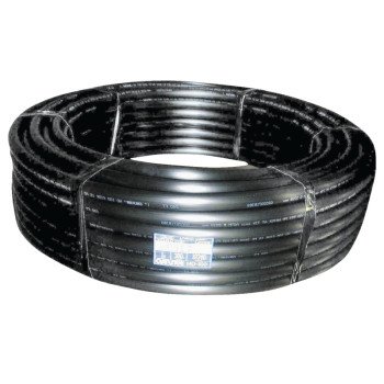 Cresline 18115 Pipe Tubing, 1 in, Plastic, Black, 100 ft L