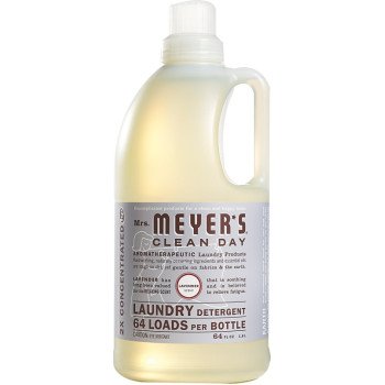 Mrs. Meyer's Clean Day 14531 Laundry Detergent, 64 oz Bottle, Liquid, Lavender