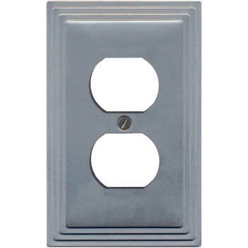 65D SATIN NICKEL WALLPLATE 1 D