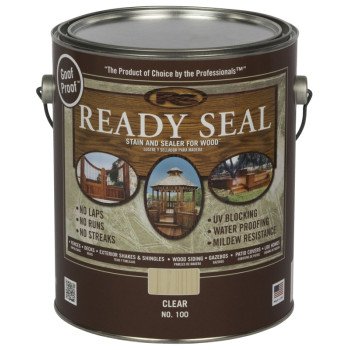 Ready Seal 100 Stain and Sealer, Clear, 1 gal, Can