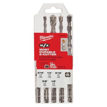 Milwaukee 48-20-7490 Drill Bit Set, 5-Piece, Carbide