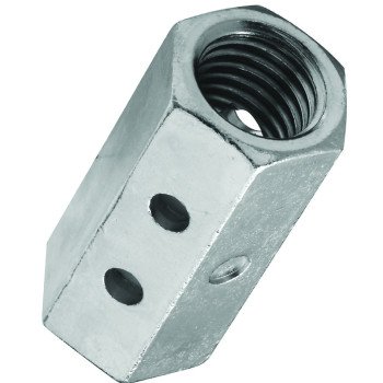 National Hardware 4003BC Series N182-725 Coupler, UNC Coarse Thread, 3/4-10 Thread, Steel, Zinc