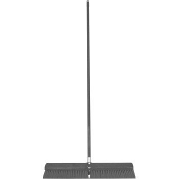 Birdwell 4028-4 Contractor Push Broom, 3 in L Trim, Polypropylene/Polystyrene Bristle