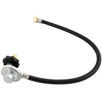 GrillPro 80024 Hose and Regulator, 24 in L Hose, For: LP Appliances