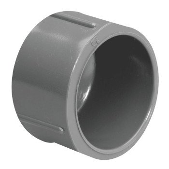 Lasco 847020BC Pipe Cap, 2 in, Slip, PVC, SCH 80 Schedule