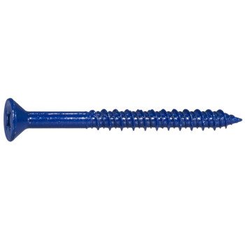 Midwest Fastener 10543 Masonry Screw, 1/4 in Dia, 2-3/4 in L, Steel, 1/PK