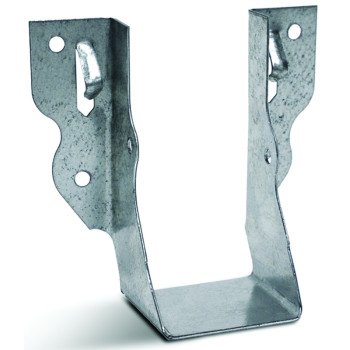 Simpson Strong-Tie LU Series LU24L Standard Joist Hanger, 3 in H, 1-5/8 in D, 1-9/16 in W, 2 x 4 in, Steel, Galvanized